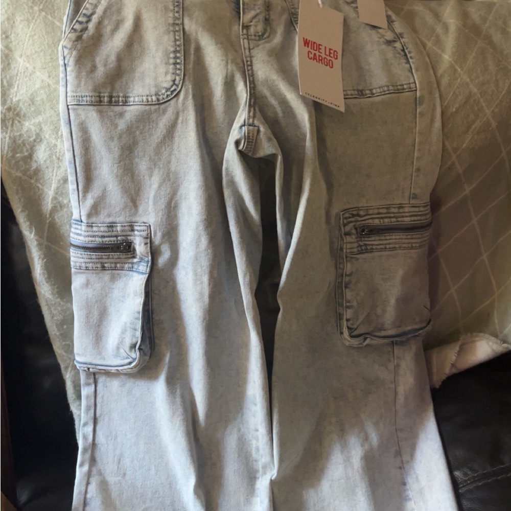 Celebrity Pink Light Blue Flare Jeans